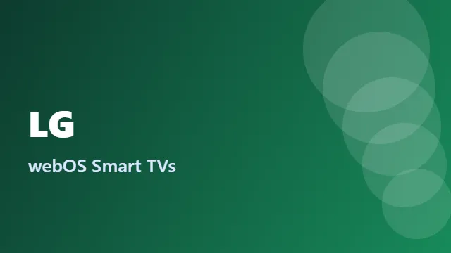 IPTV on Smart TV from LG